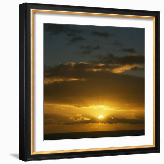 Sun in Cloudy Sky-Micha Pawlitzki-Framed Photographic Print