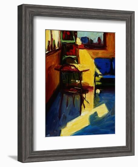 Sun in the D & M Cafe-Pam Ingalls-Framed Giclee Print