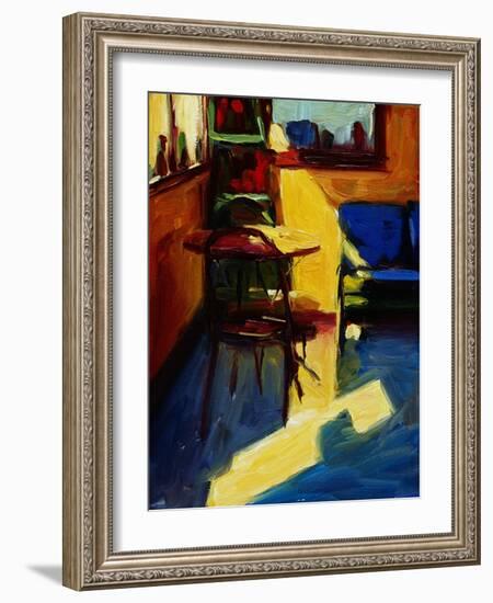 Sun in the D & M Cafe-Pam Ingalls-Framed Giclee Print