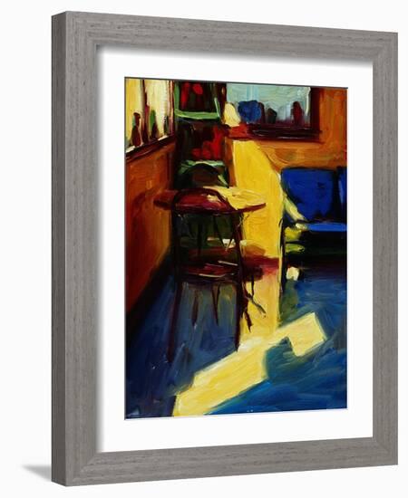 Sun in the D & M Cafe-Pam Ingalls-Framed Giclee Print