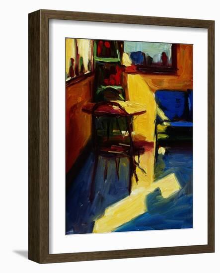 Sun in the D & M Cafe-Pam Ingalls-Framed Giclee Print