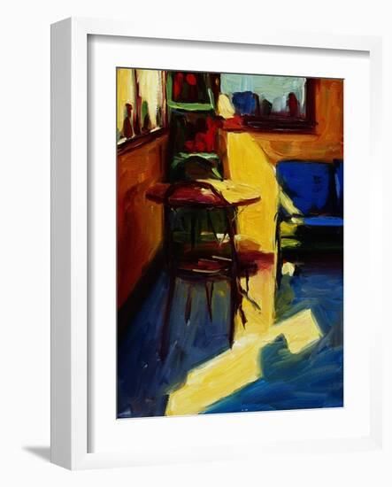 Sun in the D & M Cafe-Pam Ingalls-Framed Giclee Print