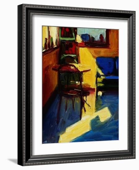 Sun in the D & M Cafe-Pam Ingalls-Framed Giclee Print