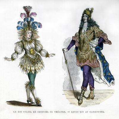 Sun King Theatre Costume, and King Louis XIV of France, 1882-1884' Giclee  Print
