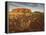 Sun Lights Sand Desert, Ayers Rock, Northern Territory, Uluru-Kata Tjuta National Park, Australia-Paul Souders-Framed Premier Image Canvas