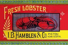 Pioneer Brand Fresh Lobster-Sun Lithograph Co-Art Print