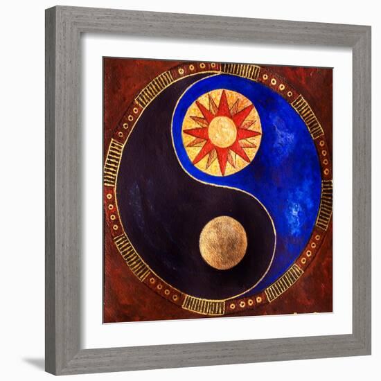 Sun-Moon, 2009-Sabira Manek-Framed Giclee Print