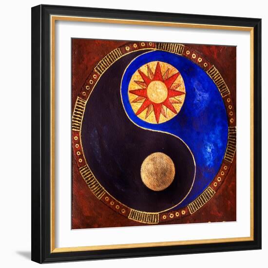 Sun-Moon, 2009-Sabira Manek-Framed Giclee Print