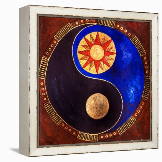 Sun-Moon, 2009-Sabira Manek-Framed Premier Image Canvas