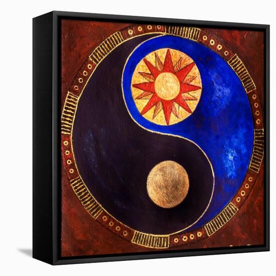 Sun-Moon, 2009-Sabira Manek-Framed Premier Image Canvas