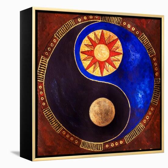 Sun-Moon, 2009-Sabira Manek-Framed Premier Image Canvas
