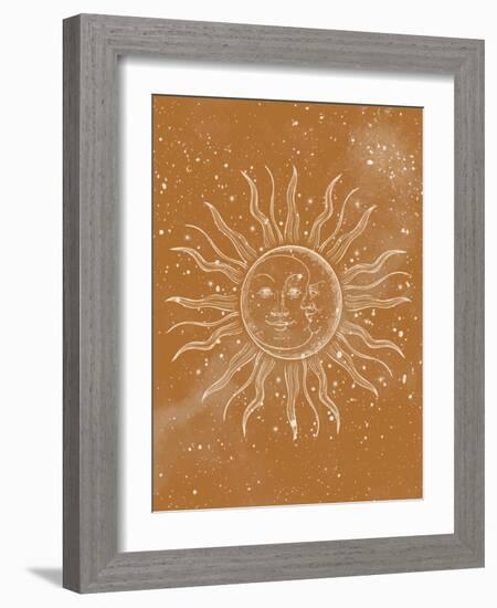 Sun Moon-Kimberly Allen-Framed Art Print