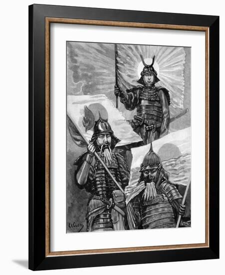 Sun Nations China Korea & Japan 1898-Chris Hellier-Framed Giclee Print