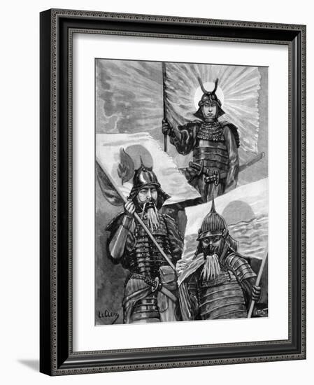 Sun Nations China Korea & Japan 1898-Chris Hellier-Framed Giclee Print