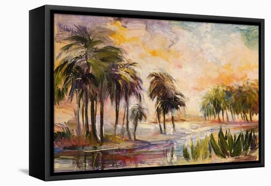 Sun on the Water-Mary Dulon-Framed Premier Image Canvas