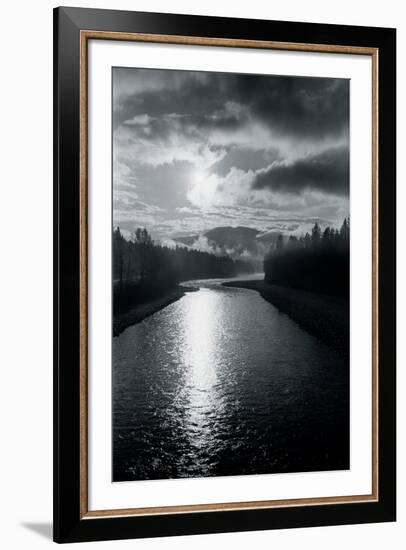 Sun Over Water-Andrew Geiger-Framed Giclee Print