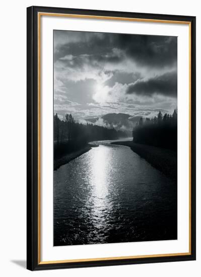 Sun Over Water-Andrew Geiger-Framed Giclee Print