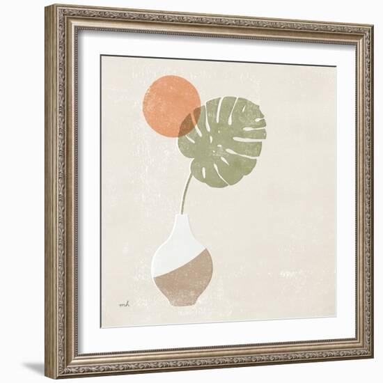 Sun Palm I Sq-Moira Hershey-Framed Art Print