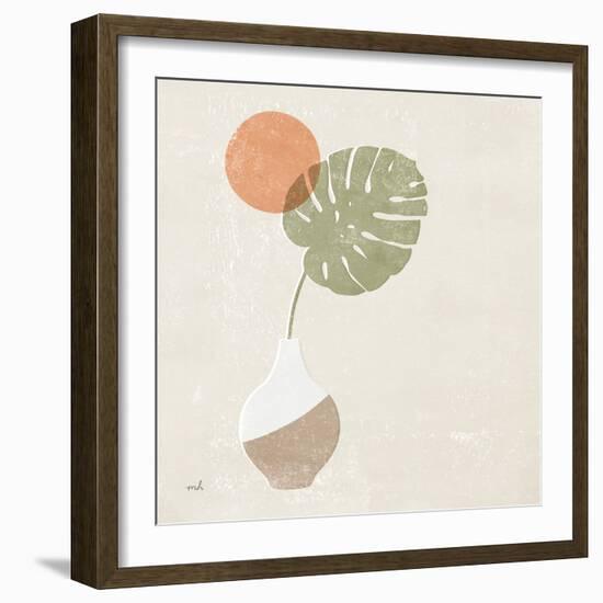 Sun Palm I Sq-Moira Hershey-Framed Art Print