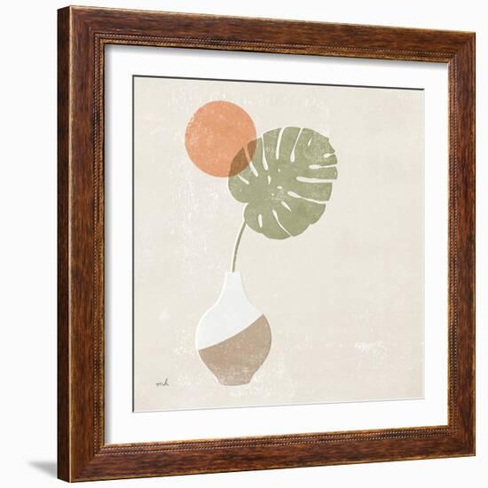 Sun Palm I Sq-Moira Hershey-Framed Art Print