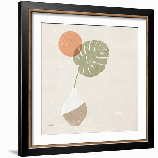 Sun Palm I Sq-Moira Hershey-Framed Art Print