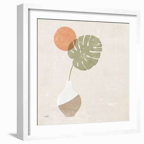 Sun Palm I Sq-Moira Hershey-Framed Art Print