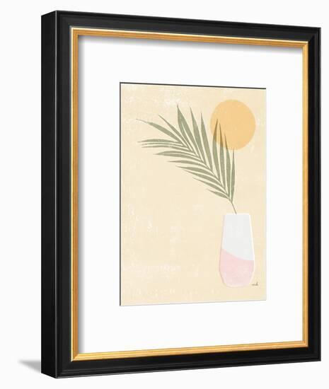 Sun Palm II Blush-Moira Hershey-Framed Art Print