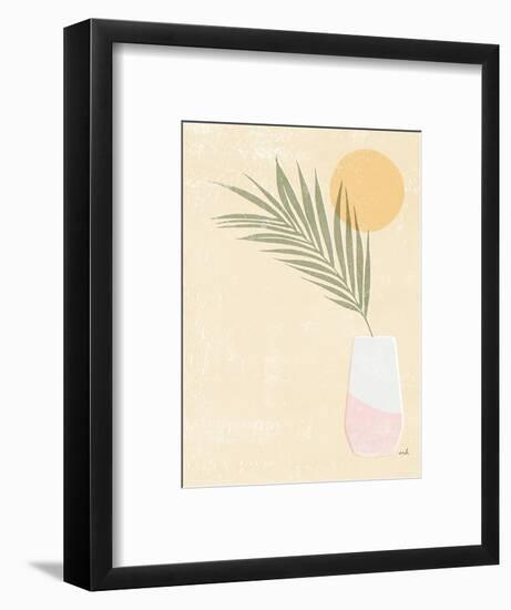 Sun Palm II Blush-Moira Hershey-Framed Art Print