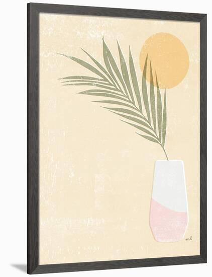 Sun Palm II Blush-Moira Hershey-Framed Art Print