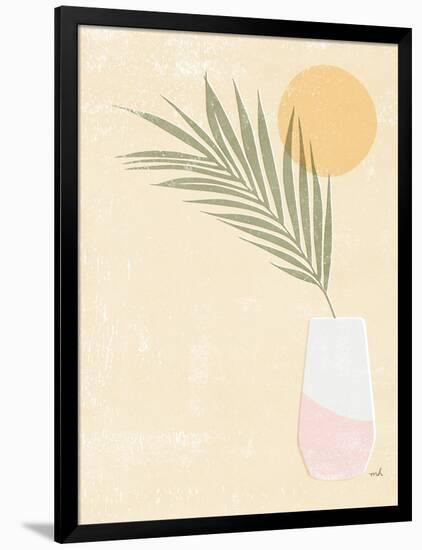 Sun Palm II Blush-Moira Hershey-Framed Art Print