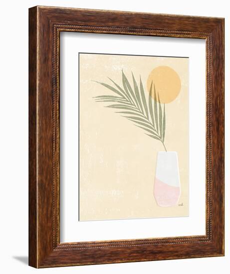 Sun Palm II Blush-Moira Hershey-Framed Premium Giclee Print