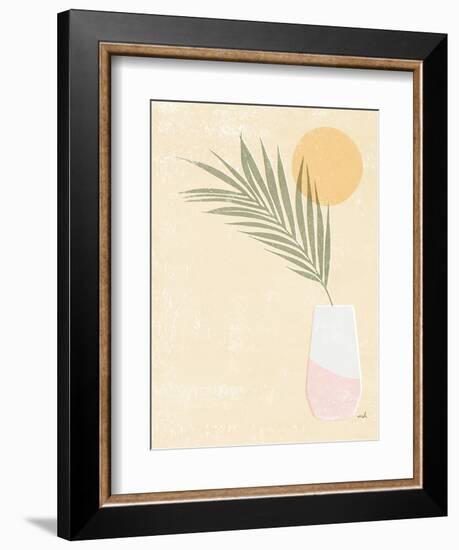 Sun Palm II Blush-Moira Hershey-Framed Premium Giclee Print