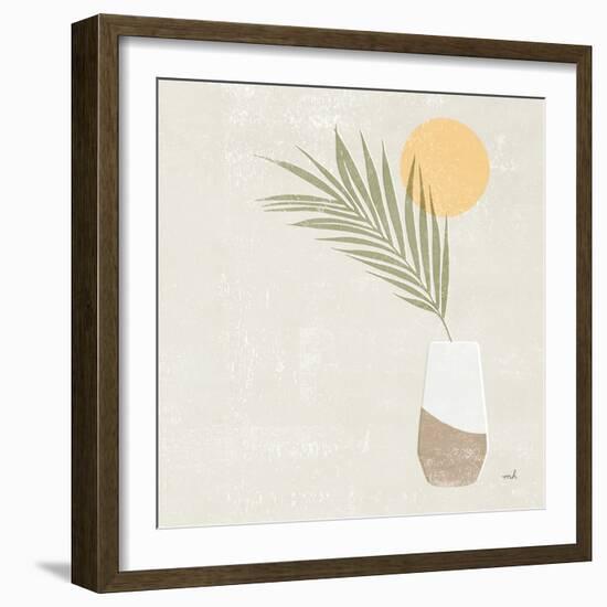 Sun Palm II Sq-Moira Hershey-Framed Art Print