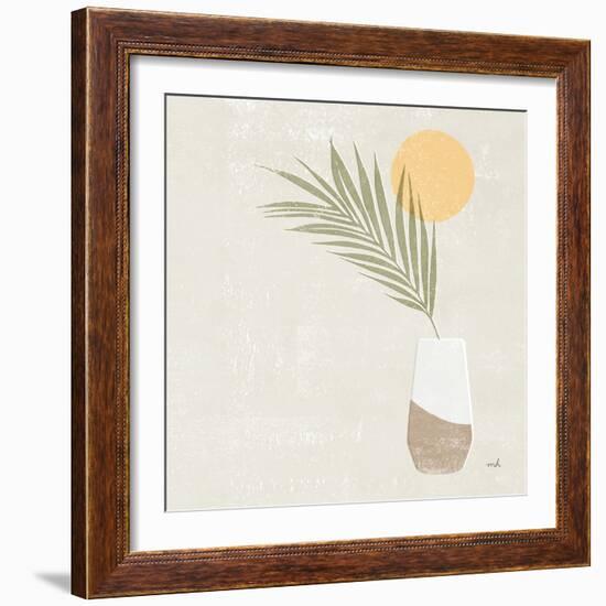 Sun Palm II Sq-Moira Hershey-Framed Art Print