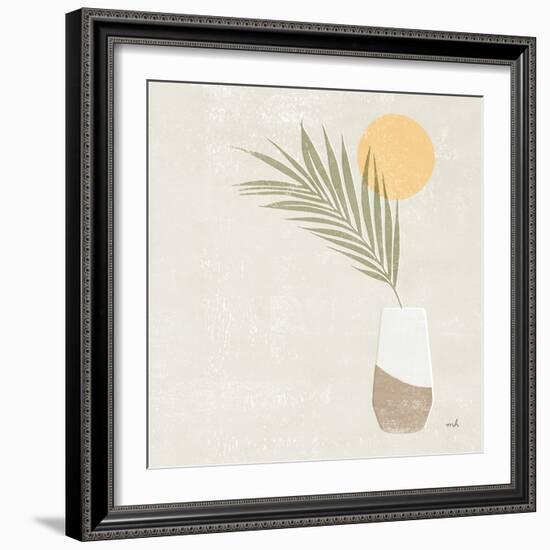 Sun Palm II Sq-Moira Hershey-Framed Art Print