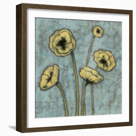 Sun Poppies I-Jennifer Goldberger-Framed Art Print