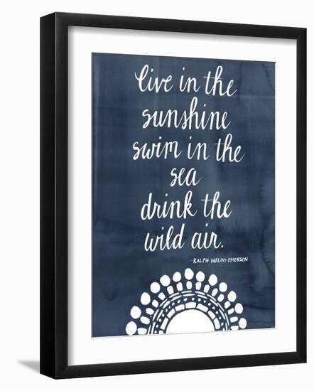 Sun Quote I-Grace Popp-Framed Art Print