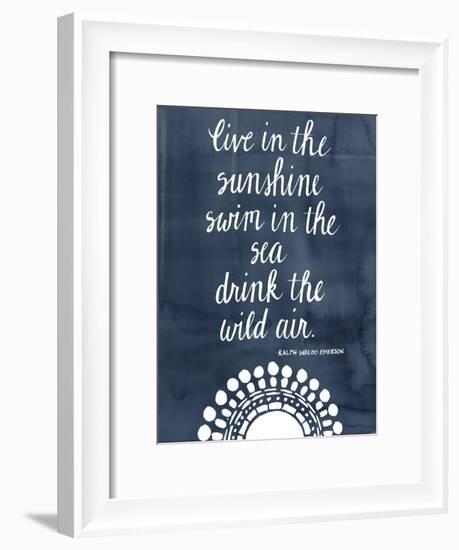 Sun Quote I-Grace Popp-Framed Art Print