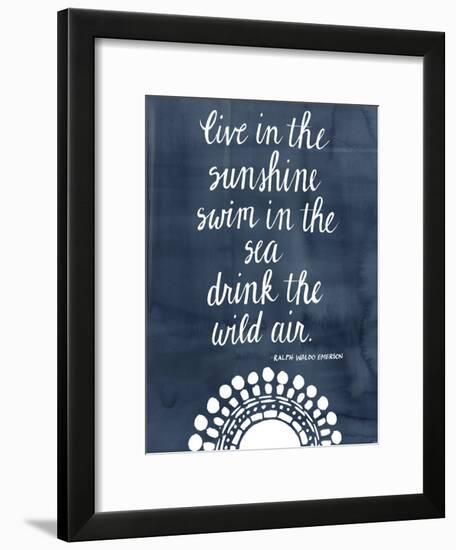 Sun Quote I-Grace Popp-Framed Art Print