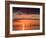 Sun Rises Behind the Sunshine Skyway Bridge, Pinellas County, Florida-Jerry & Marcy Monkman-Framed Photographic Print