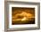 Sun Rising Through the Clouds at Dawn, ANWR, Alaska, USA-Steve Kazlowski-Framed Photographic Print