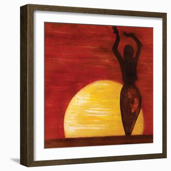 Sun Salute, 2009-Sabira Manek-Framed Giclee Print