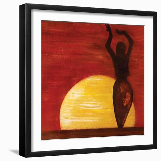 Sun Salute, 2009-Sabira Manek-Framed Giclee Print