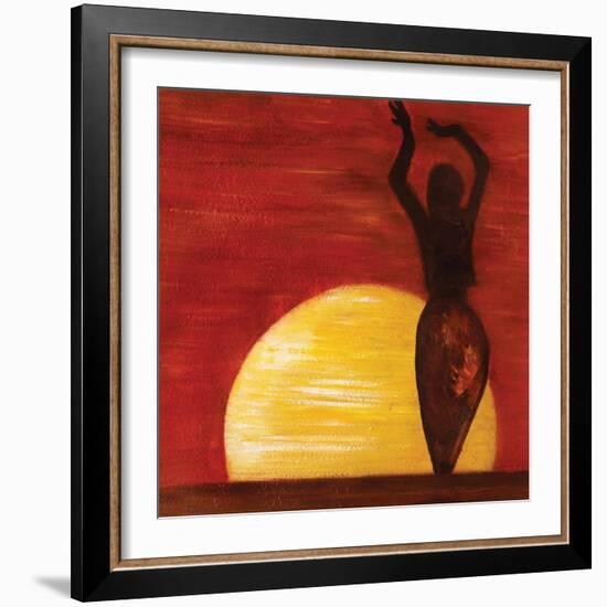 Sun Salute, 2009-Sabira Manek-Framed Giclee Print