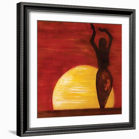 Sun Salute, 2009-Sabira Manek-Framed Giclee Print