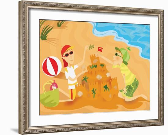 Sun Sense - Jack & Jill-null-Framed Giclee Print