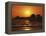 Sun Setting Above Naples Pier-James Randklev-Framed Premier Image Canvas