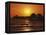 Sun Setting Above Naples Pier-James Randklev-Framed Premier Image Canvas