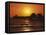 Sun Setting Above Naples Pier-James Randklev-Framed Premier Image Canvas