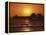 Sun Setting Above Naples Pier-James Randklev-Framed Premier Image Canvas